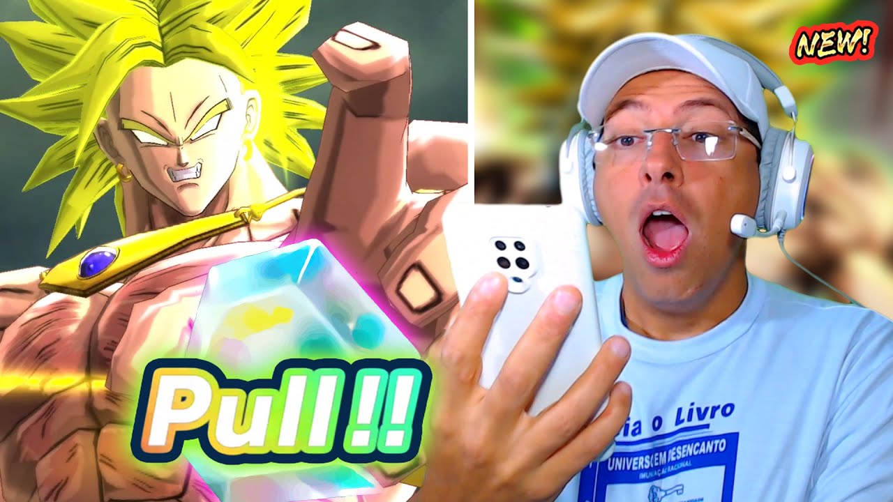 A LENDÁRIA SUMMON DE BROLY LF COM TRANSFORMAÇÃO - DRAGON BALL LEGENDS