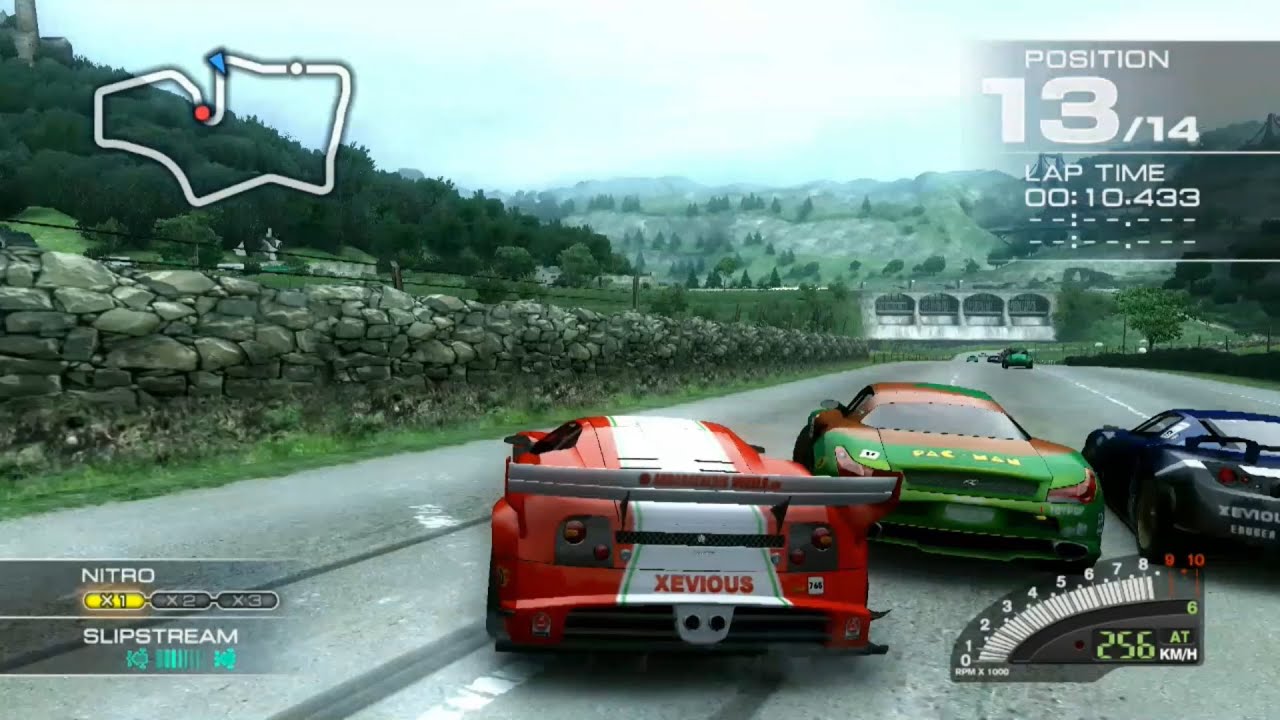 Ridge Racer 7 Maker's Trial GENERAL RESOURCE with FatalitaComplete at Laketop Parkway R Control view