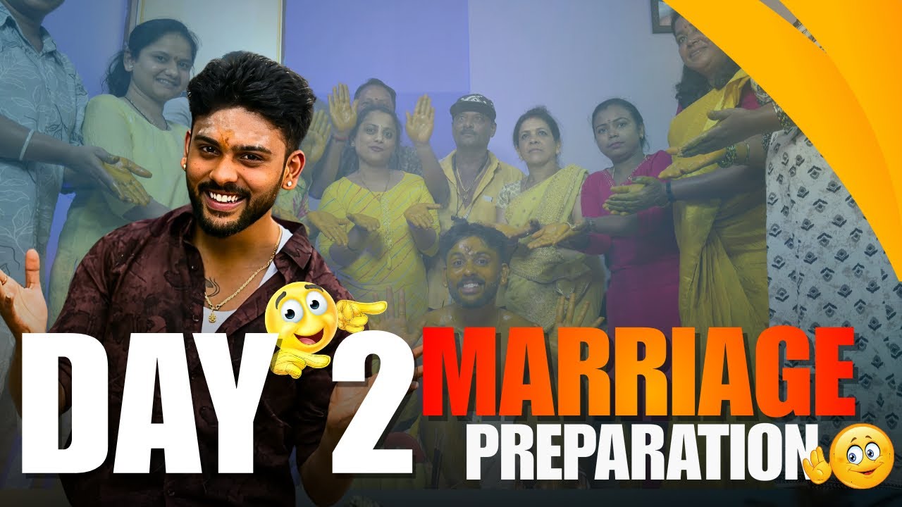 DAY-2 MUNNU HOME MARRIAGE PREPARATION VLOG || KANNADA || @sannumunnu #kannada #sannumunnu #cutepair 