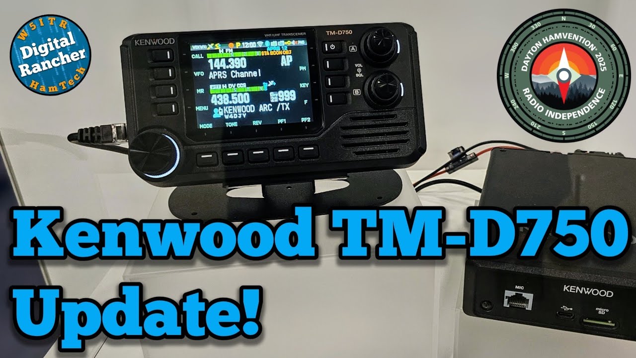 Kenwood TM-D750 Details Revealed: Hottest Features from Hamvention 2025!