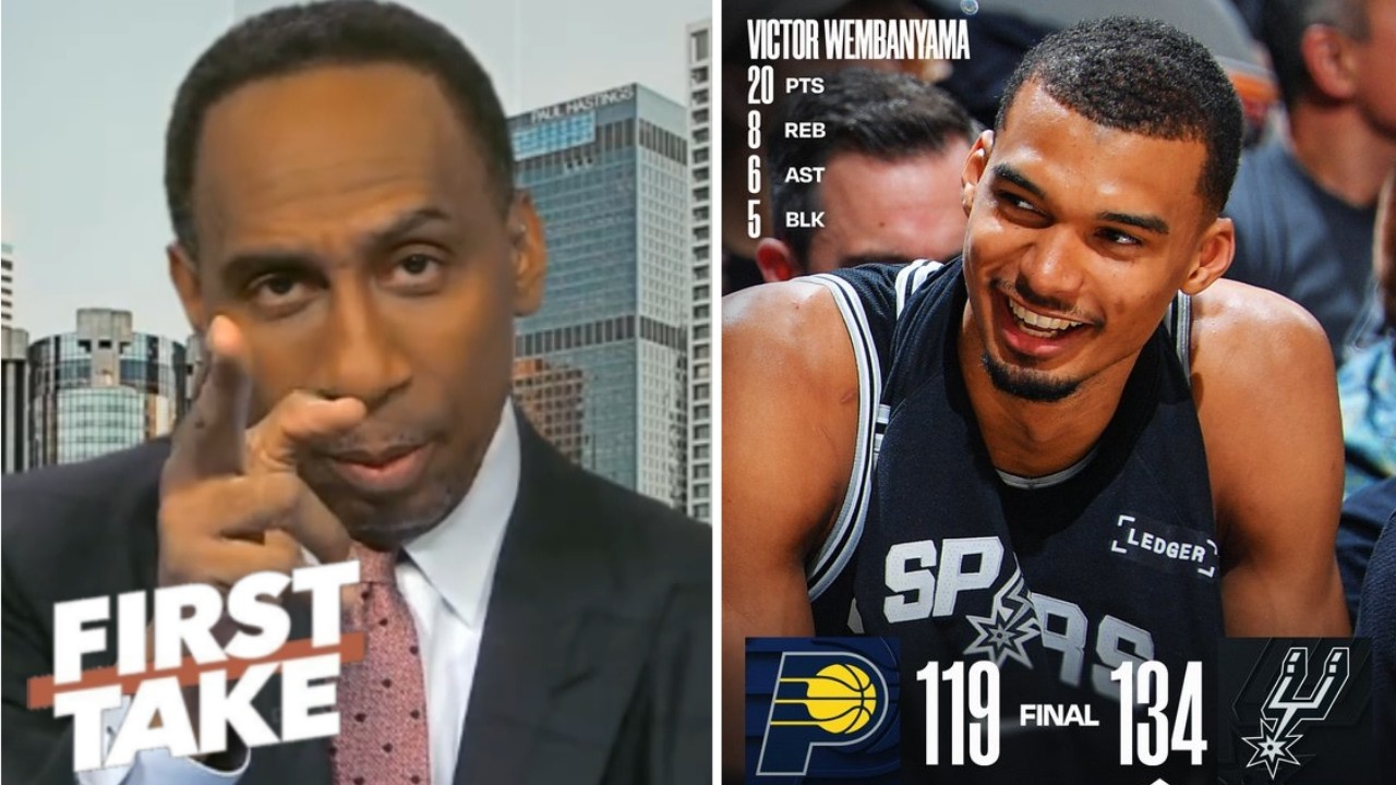 FIRST TAKE | Victor Wembanyama is FUTURE of the NBA! - Stephen A. Smith on Spurs beat Pacers 134-119