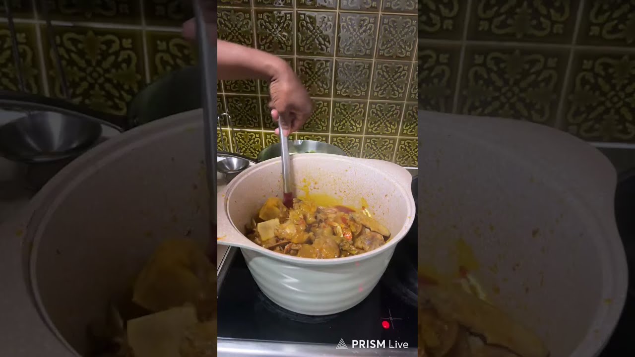 making okro stew live #okrostew