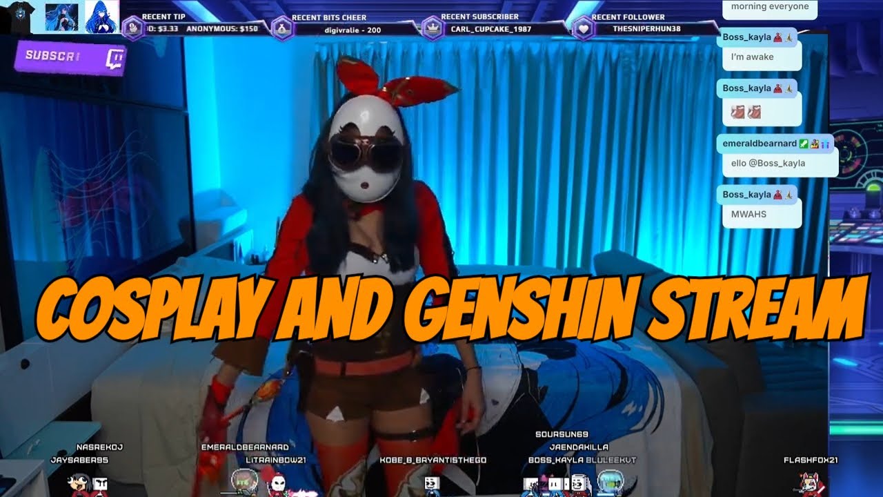 Happy BLUesday! | Cosplaying Amber and playing Genshin | !socials !merch !bonk !lurk !throne