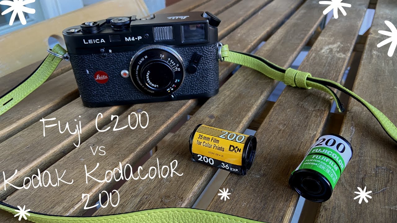 Kodak Kodacolor 200 vs Fuji C200 // Renkli Negatif Film Karşılaştırma // Analog Fotoğraf Filmleri