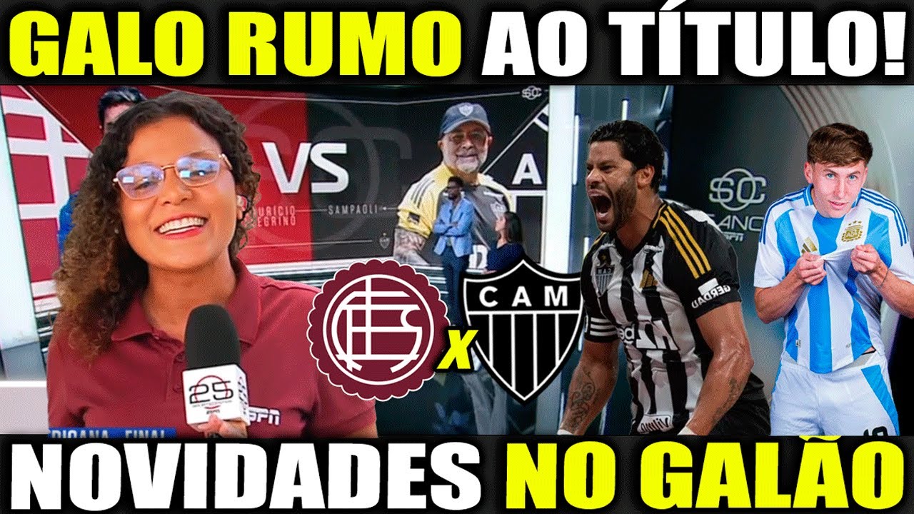 GAL&Atilde;O SE PREPARA PARA A FINAL DA SUL AMERICANA! SANTINO ANDINO NO GALO?