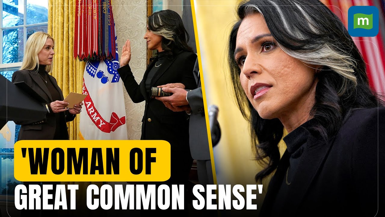 Tulsi Gabbard sworn in as U.S. Director of National Intelligence | N18G
