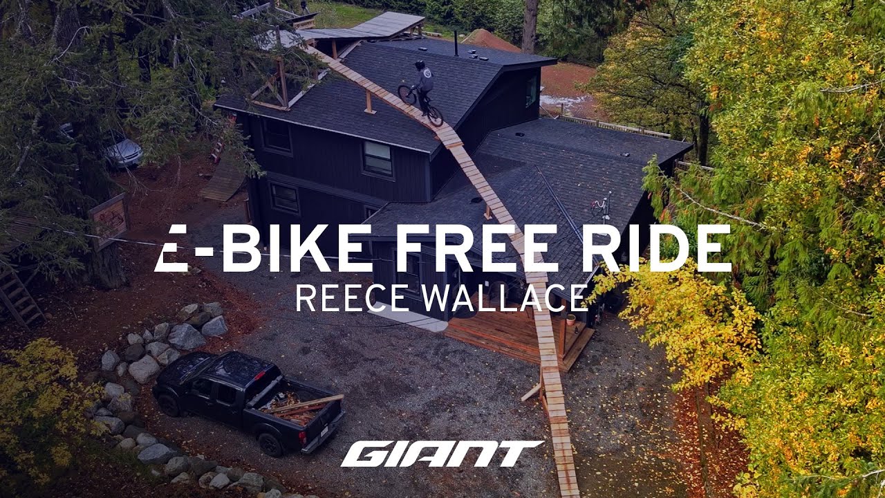 E-MTB Free Ride with Reece Wallace: Roof Drops & Downhill
