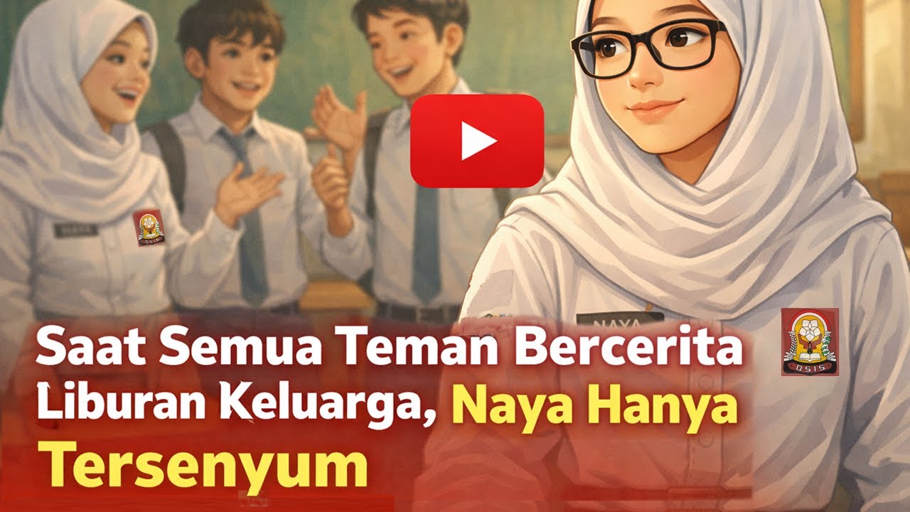 Saat Semua Teman Bercerita Liburan Keluarga, Naya Hanya Tersenyum