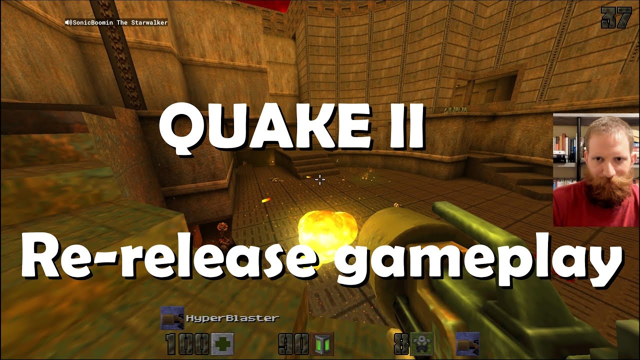 Quake 2 Re-release gameplay - FFA deathmatch TIE GAME!