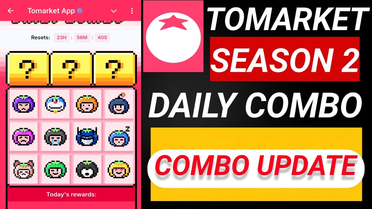Tomarket Daily Combo update Remove Combo Tomarket app 