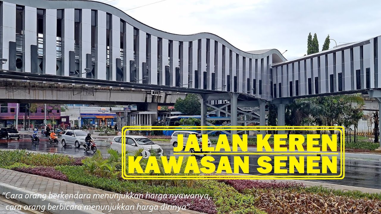 ⁴ᴷ⁶⁰ Walking Around ~ Senen Area ~ Pasar Senen - Monumen Perjuangan - Halte Trans Jakarta