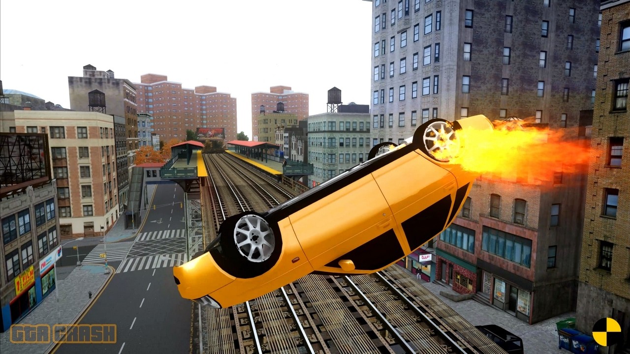 GTA 4 CRASH TESTING REAL CAR 769