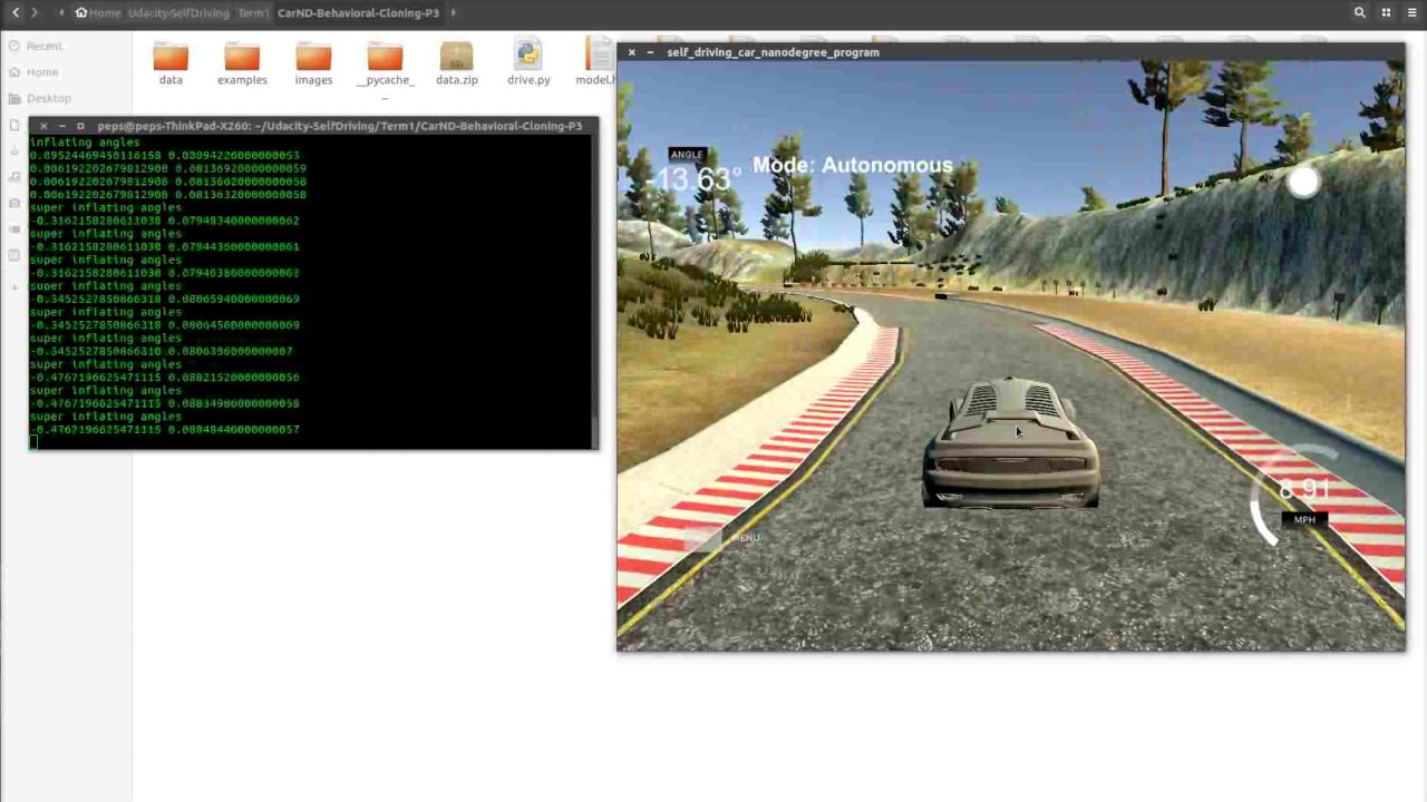 Successful navigation on track1 with data filtering and contol code