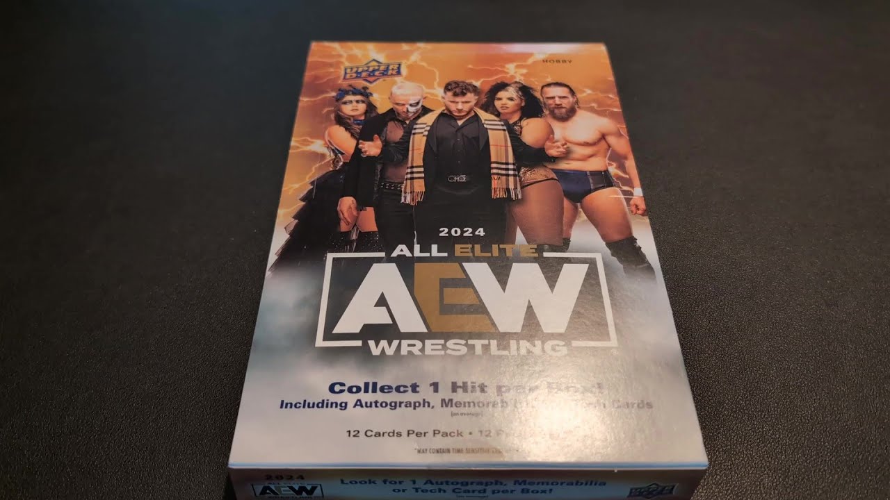 First Hobby Box Opening of AEW Upper Deck 2024 Flagship! Pulled an Auto!