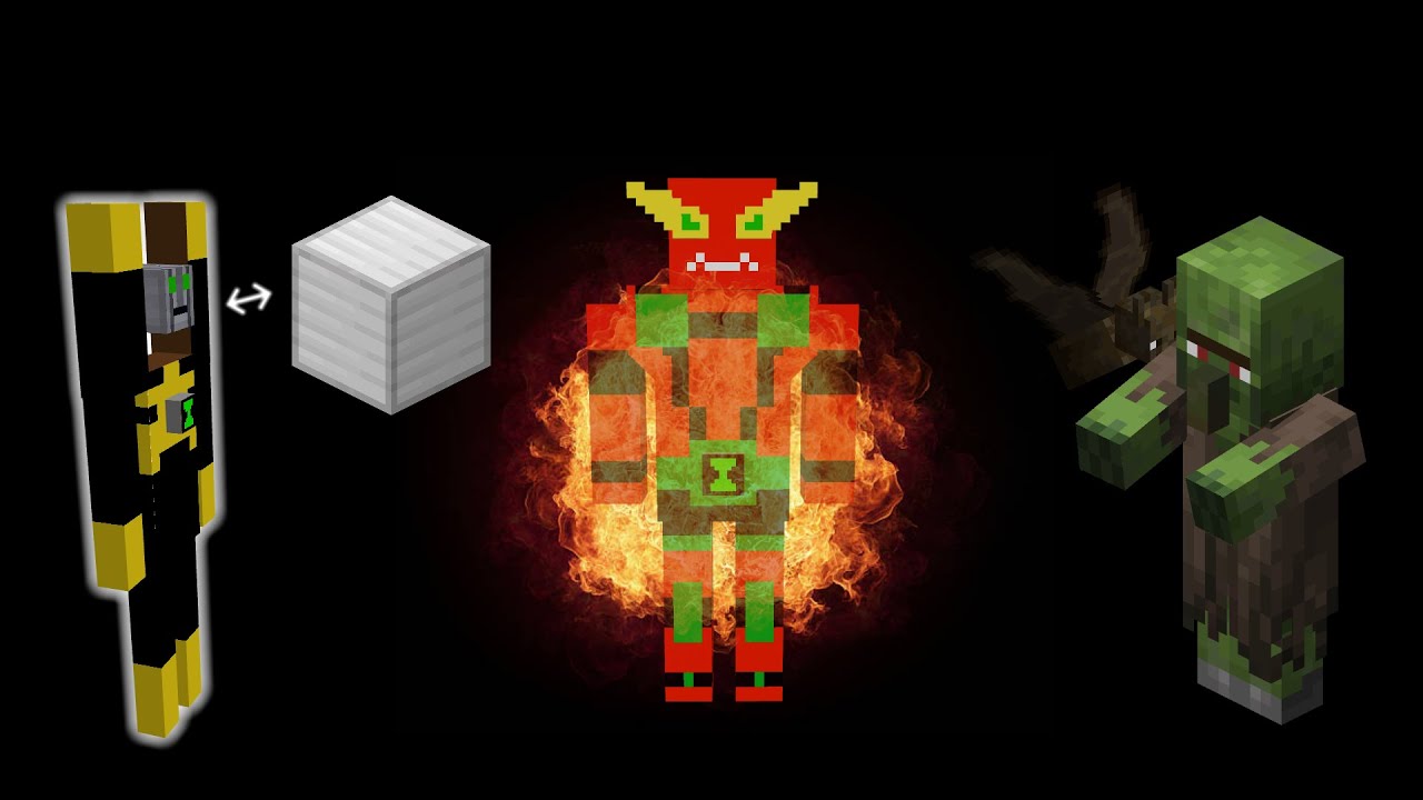 Suggested Ability Ideas | Minecraft Ben 10 Datapack Update [1.16]