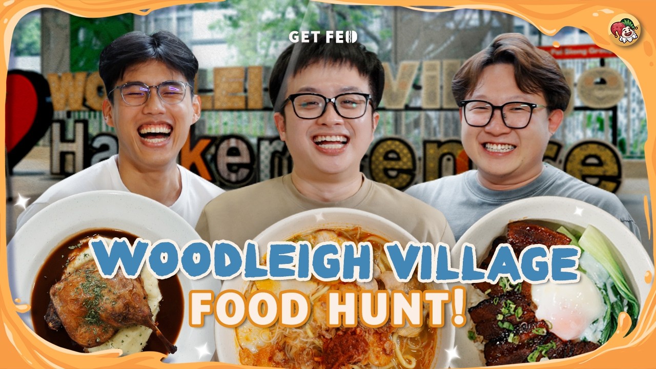 Top 4 Finds at Woodleigh Village Hawker!!  | Get Fed Ep 68