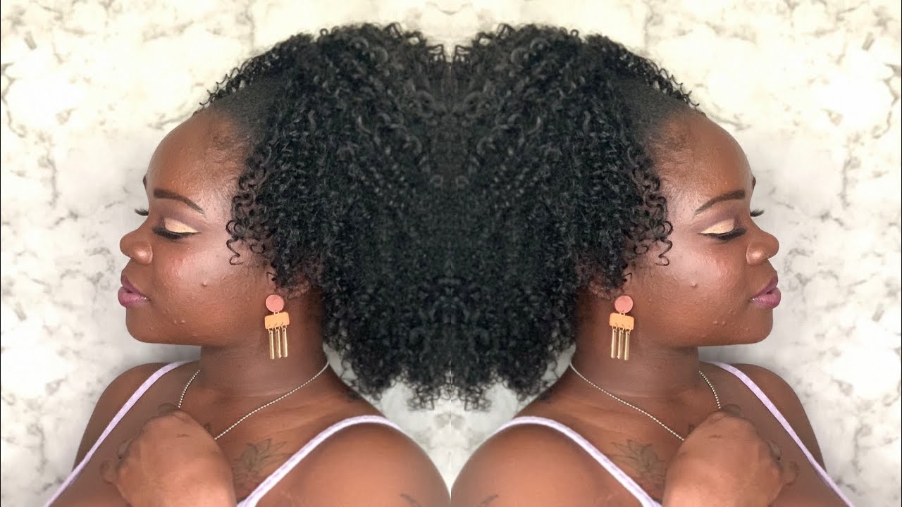 Outre Synthetic Big Beautiful Hair Drawstring Ponytail - 4a Kinky Koils 14 | Camelia’s Lane