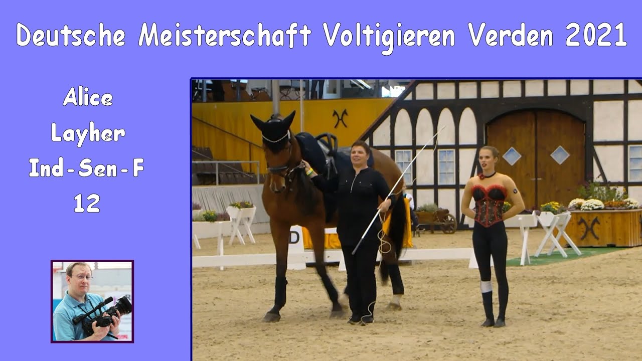 Alice Layher - Ind-Sen-F 12 - DMV Verden 2021