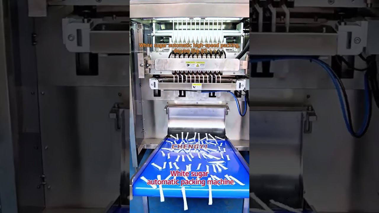 Sugar packaging machine#packingmachinefactory #fyp #granulepackingmachine #sugar