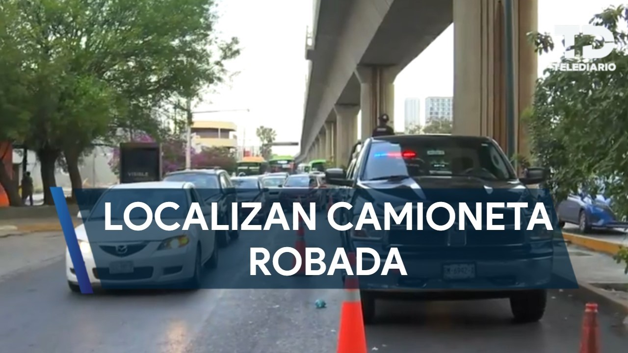 Localizan camioneta con reporte de robo en la avenida Colón en el centro de Monterrey