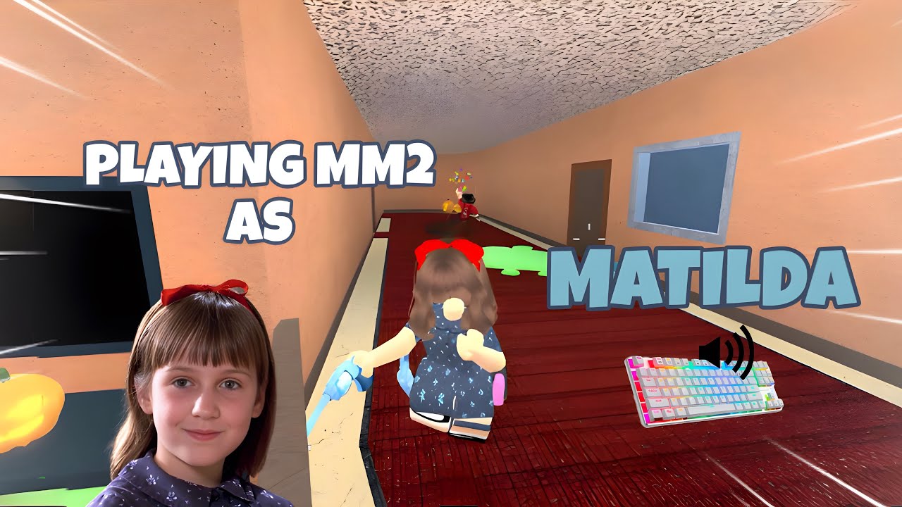 MATILDA DESTROYS TEAMERS IN MM2 + GAMEPLAY (KEYBOARD ASMR)