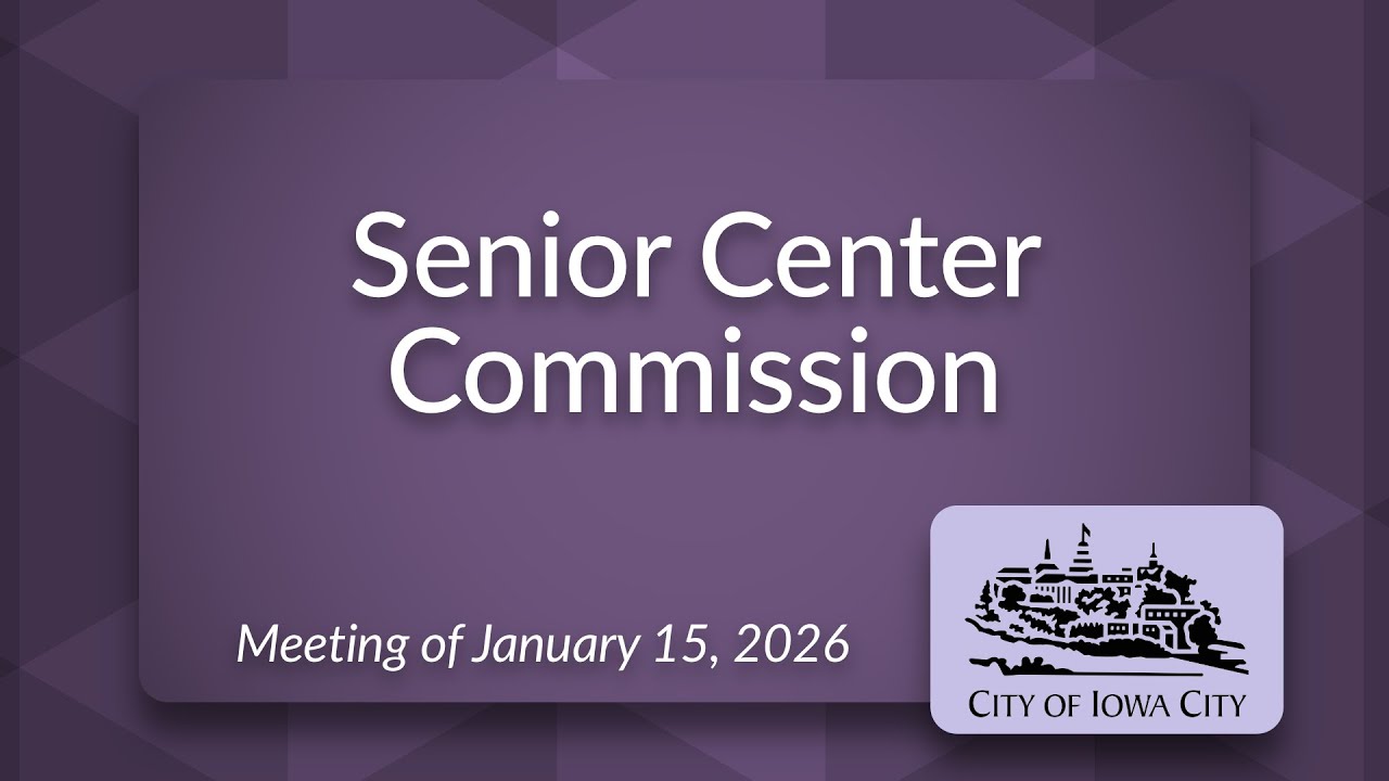 Senior Center Commission Meeting of January 15, 2026