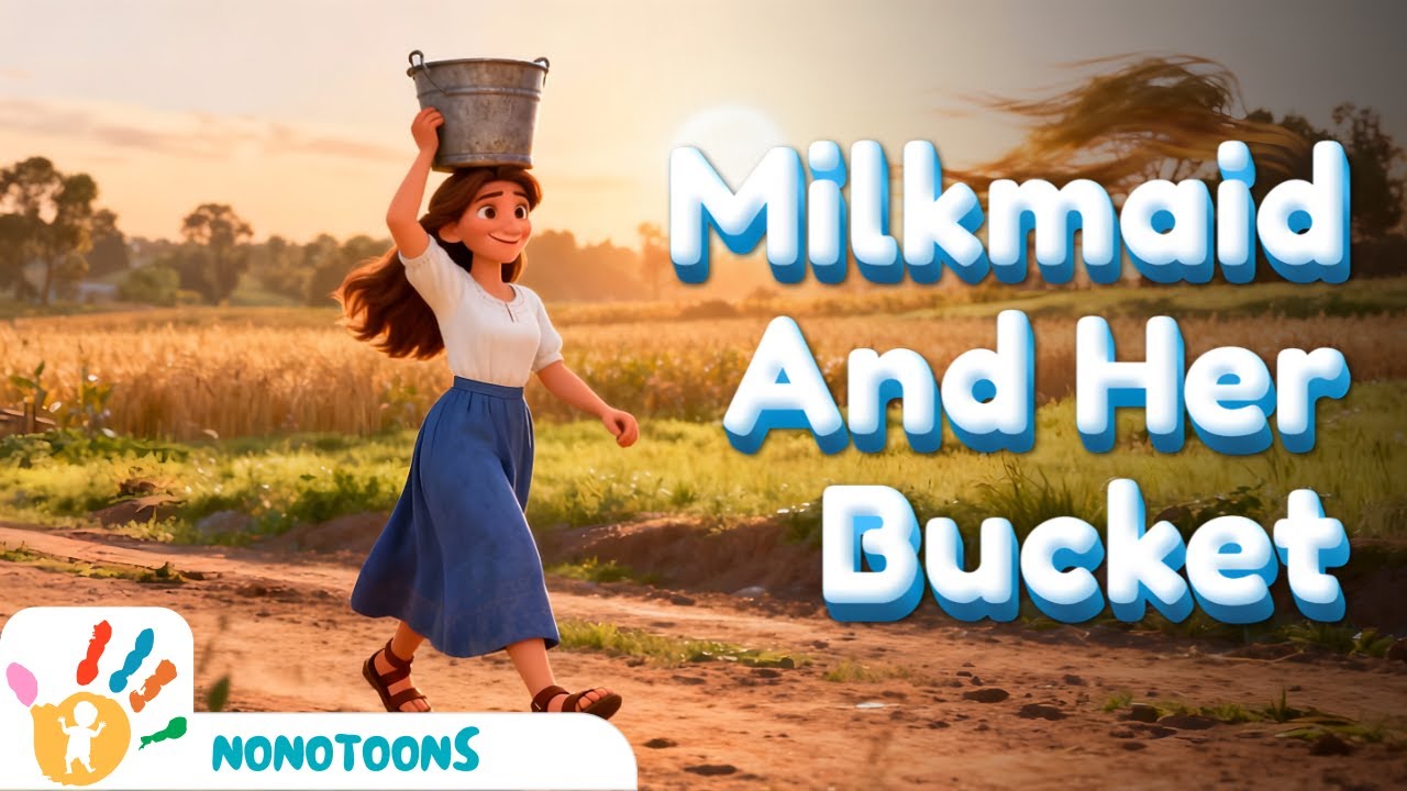 The Milkmaid and Her Bucket Story 🥛 | Moral Story for Kids | Learn Life Lessons