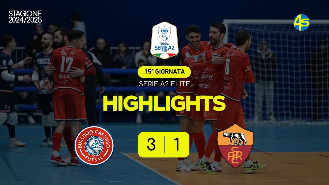 Bulldog Capurso-Roma 3-1 | HIGHLIGHTS | Serie A2 Élite 2024-25