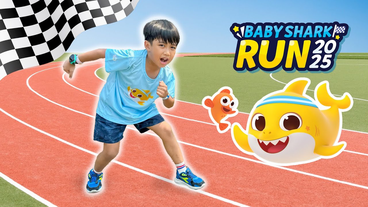 Kyo Balapan Lari di BABY SHARK Run