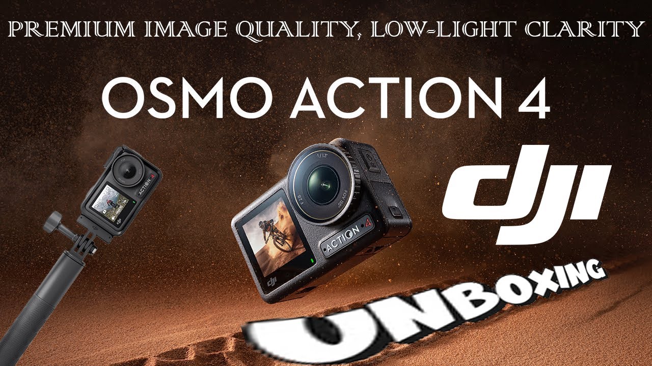 DJI Osmo Action 4  Unboxing 📸 The Best Vlogging Camera in 2025 | Telugu | #meekishore