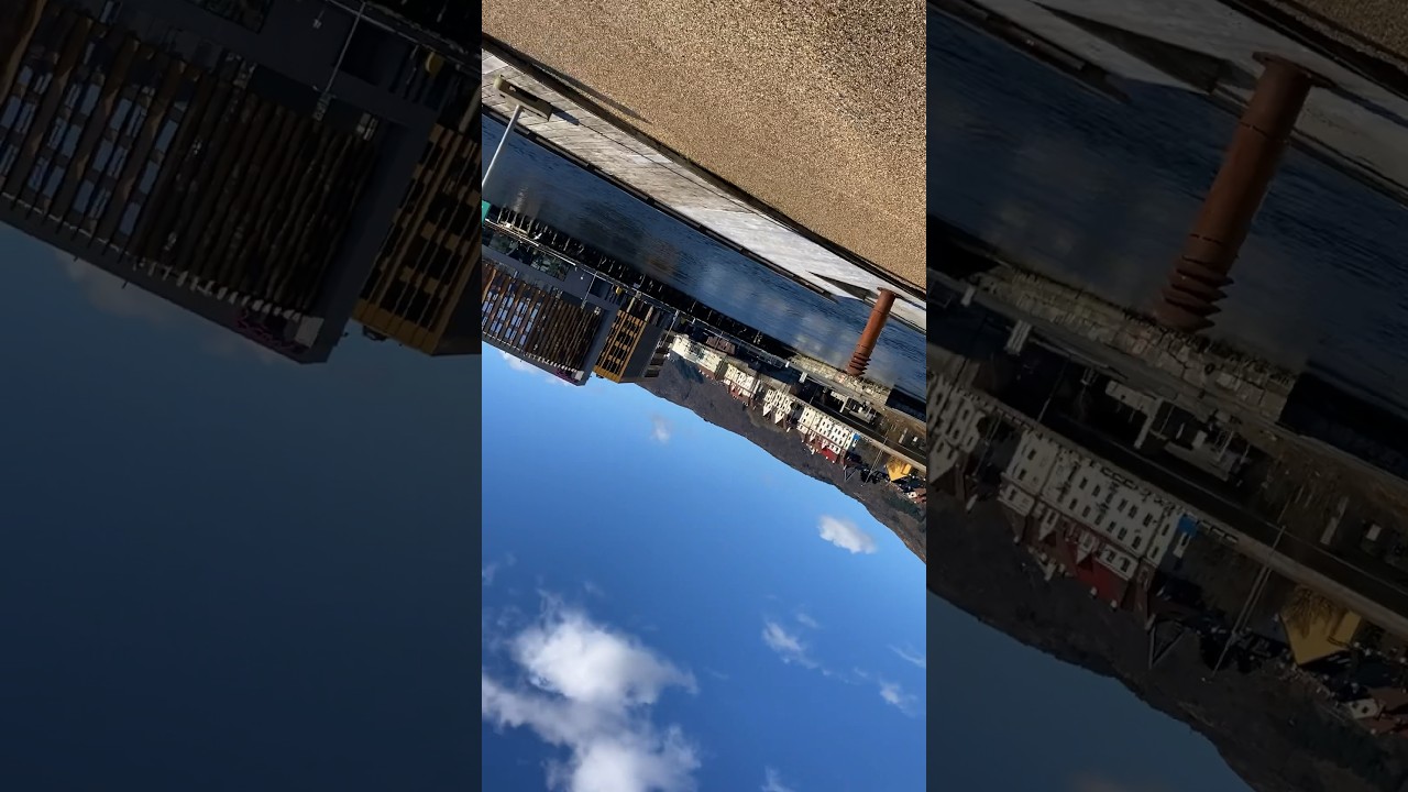 Upside Down Bergen #norway #bengali #bergen #viral #shorts #beautiful #india #trendingvideo #sky