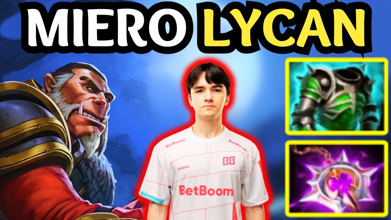 🔥 MIERO LYCAN Offlane &mdash; UNSTOPPABLE Split Push KING 🔥 Dota 2 Offlane