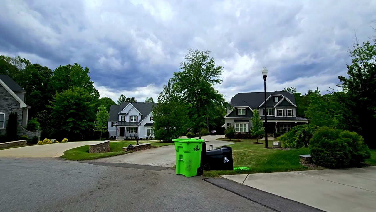 TOURING WAKE FOREST, NC NEIGHBORHOODS  | NEIGHBORHOOD DRIVE 4K HDR