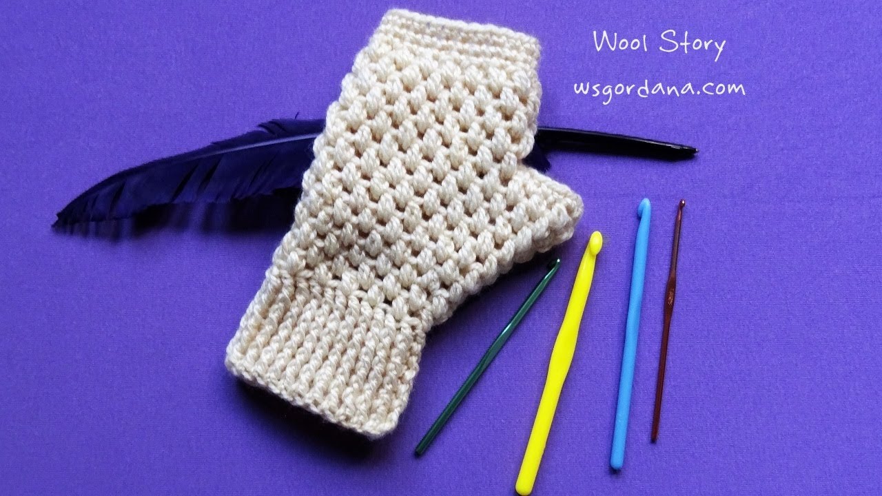 Crochet Fingerless Gloves (Heklane rukavice bez prstiju)