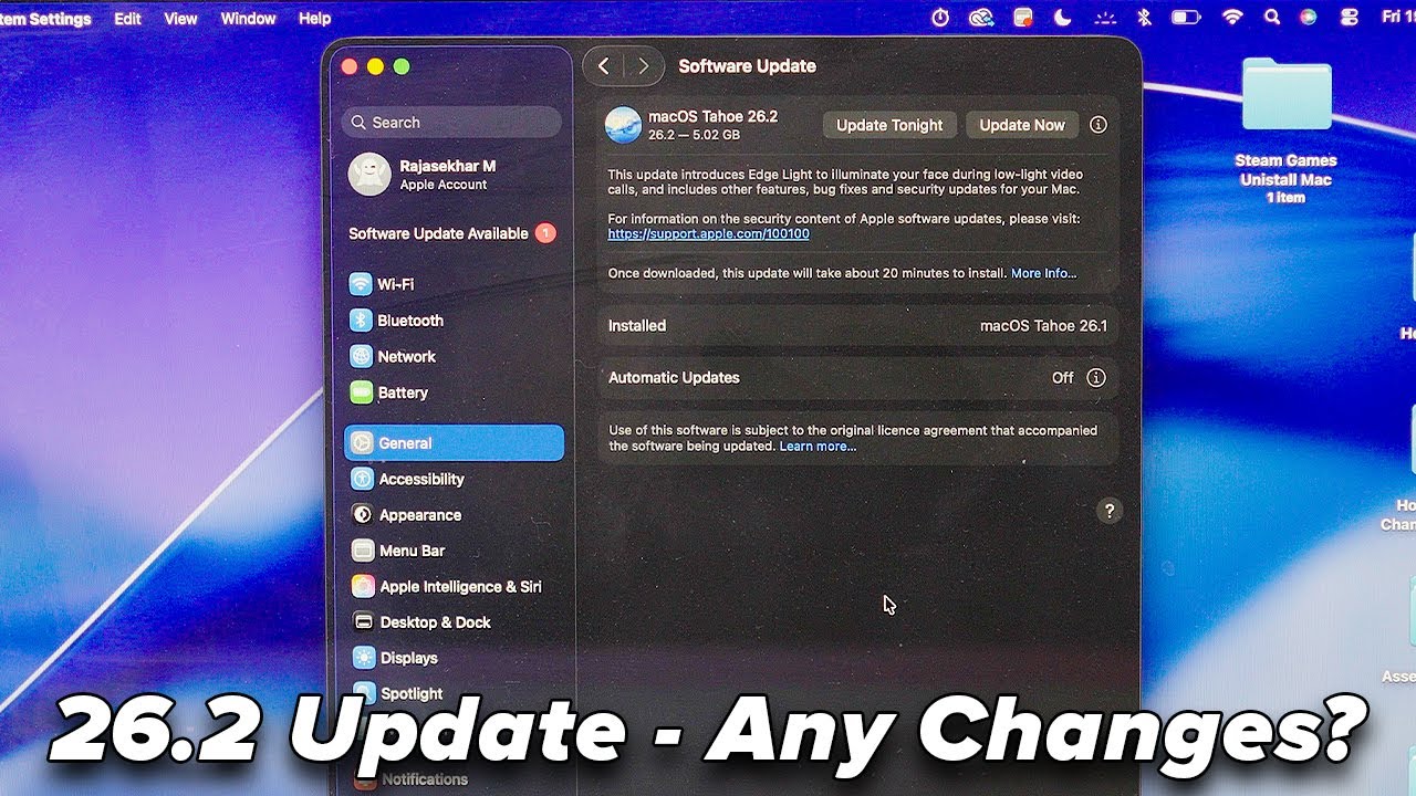 MacOS Tahoe 26.2 Update Review (Watch This Before Installing)