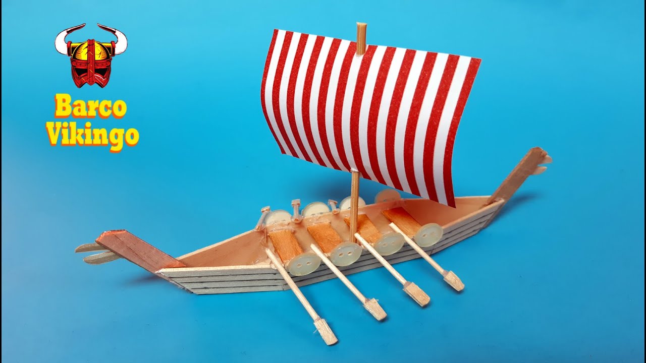 Como hacer un BARCO con palitos de helado.