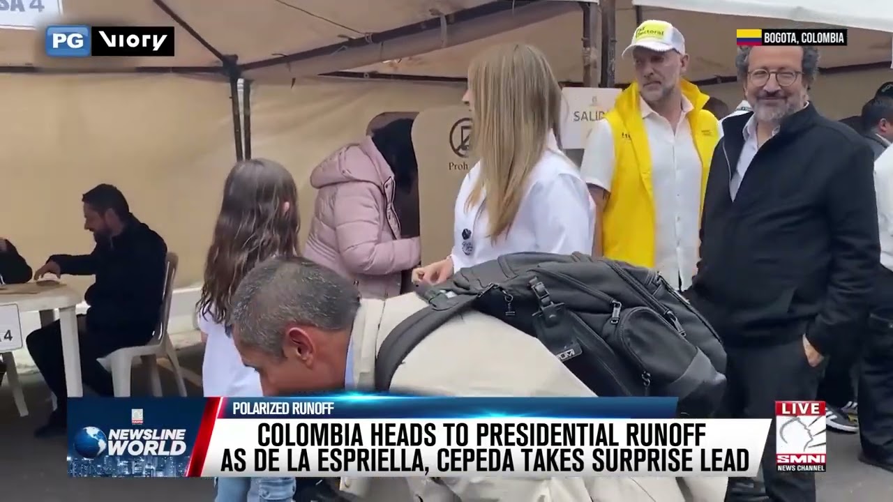 COLOMBIA HEADS TO PRESIDENTIAL RUNOFF AS DE LA ESPRIELLA, CEPEDA TAKE SURPRISE LEAD