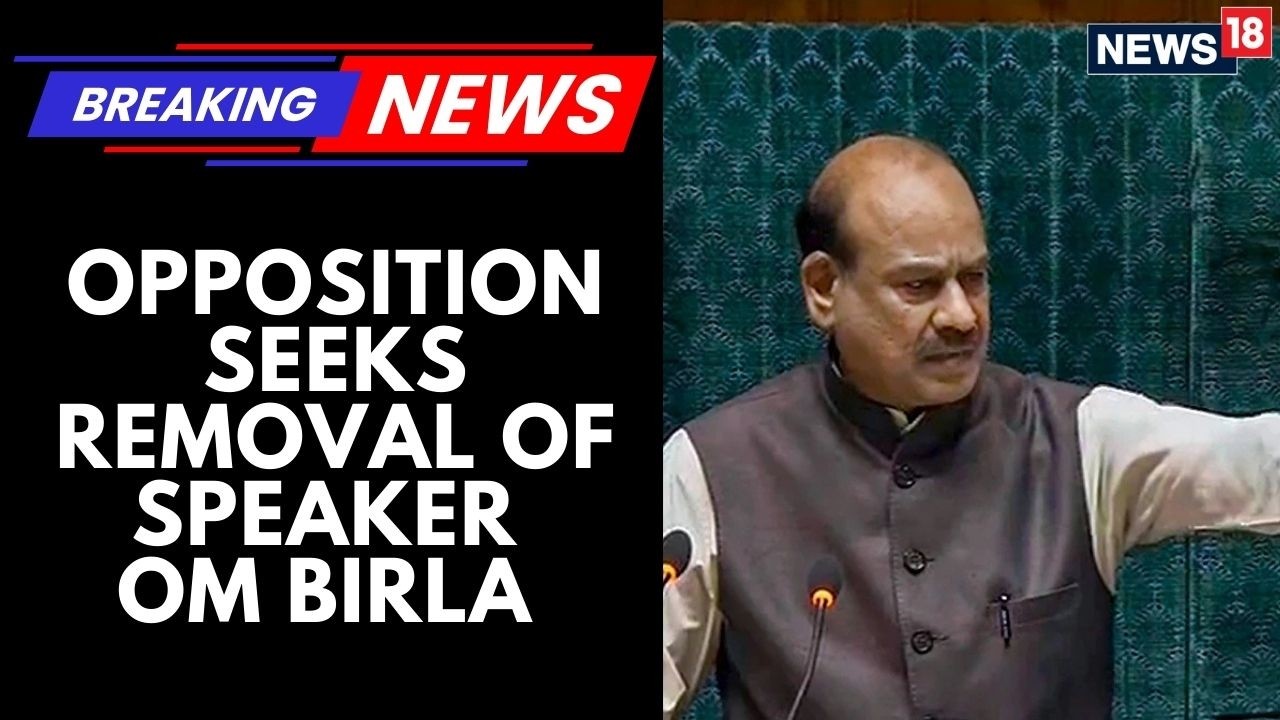 No Confidence Motion Against Lok Sabha Speaker Om Birla Likely To Be Submitted After 1pm Today