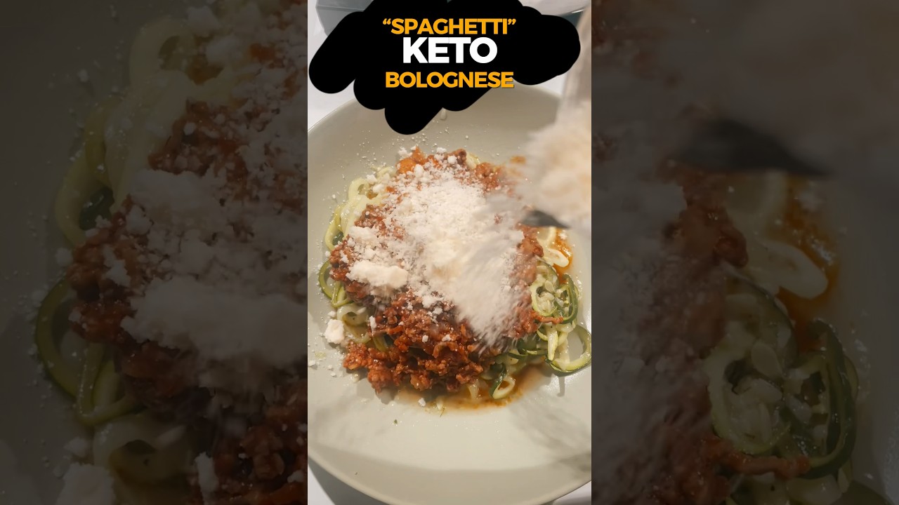 Keto &ldquo;Spaghetti&rdquo; Bolognese