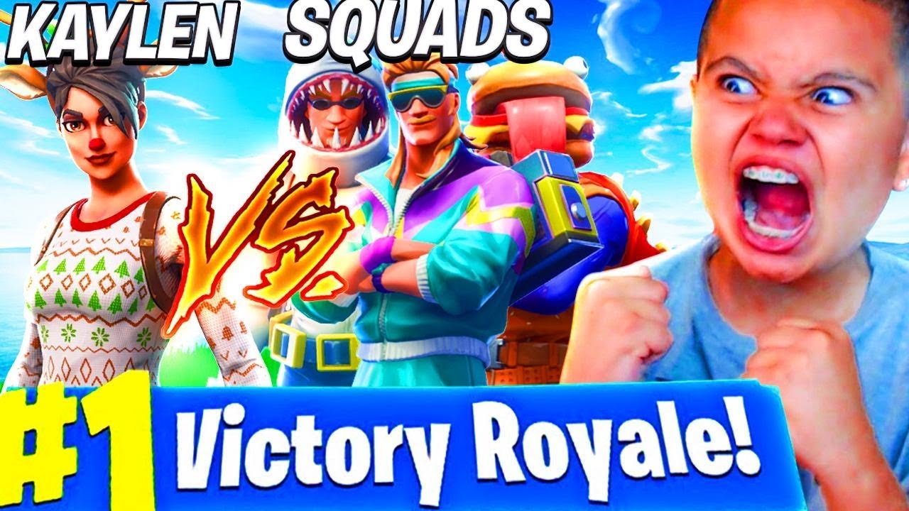 MY LITTLE BROTHER PLAYS SOLO SQUADS LIKE TFUE!!! HE DROPPED 18 KILLS! FORTNITE BATTLE ROYALE