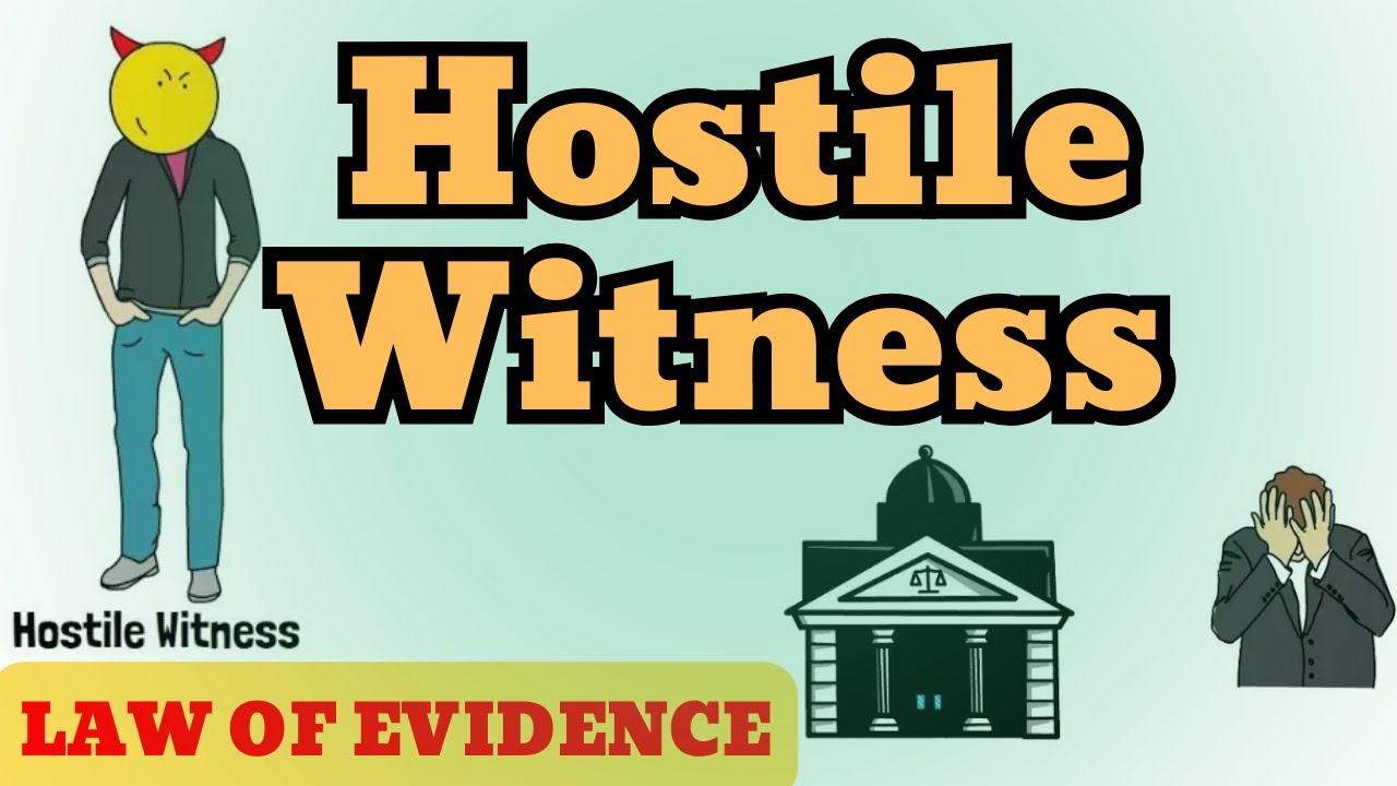 Who is Hostile Witness ?😈😈 Law of Evidence Hindi/Urdu