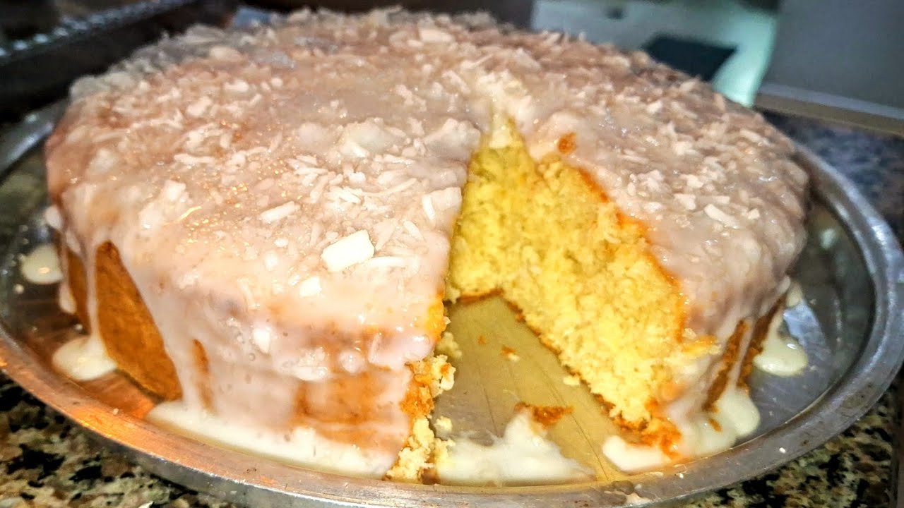 BOLO DE COCO DELICIOSO PODE SERVIR GELADO OU NÃO