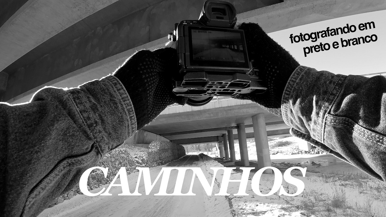 fotografando em Preto e Branco para a minha série CAMINHOS | Projeto Fotográfico