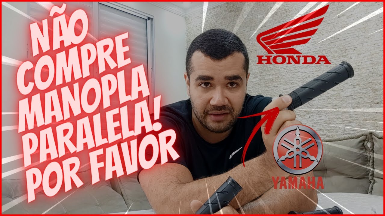 NÃO COMPRE MANOPLA DE MOTO PARALELA SEMPRE ESCOLHA A ORIGINAL
