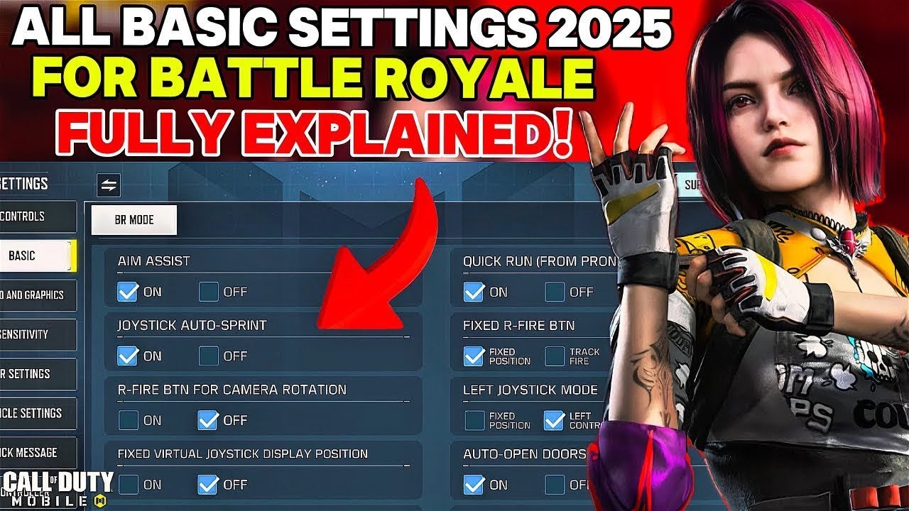 All Basic Settings For Battle Royale Fully Explained In COD MOBILE (Complete Guide) | CODM BR