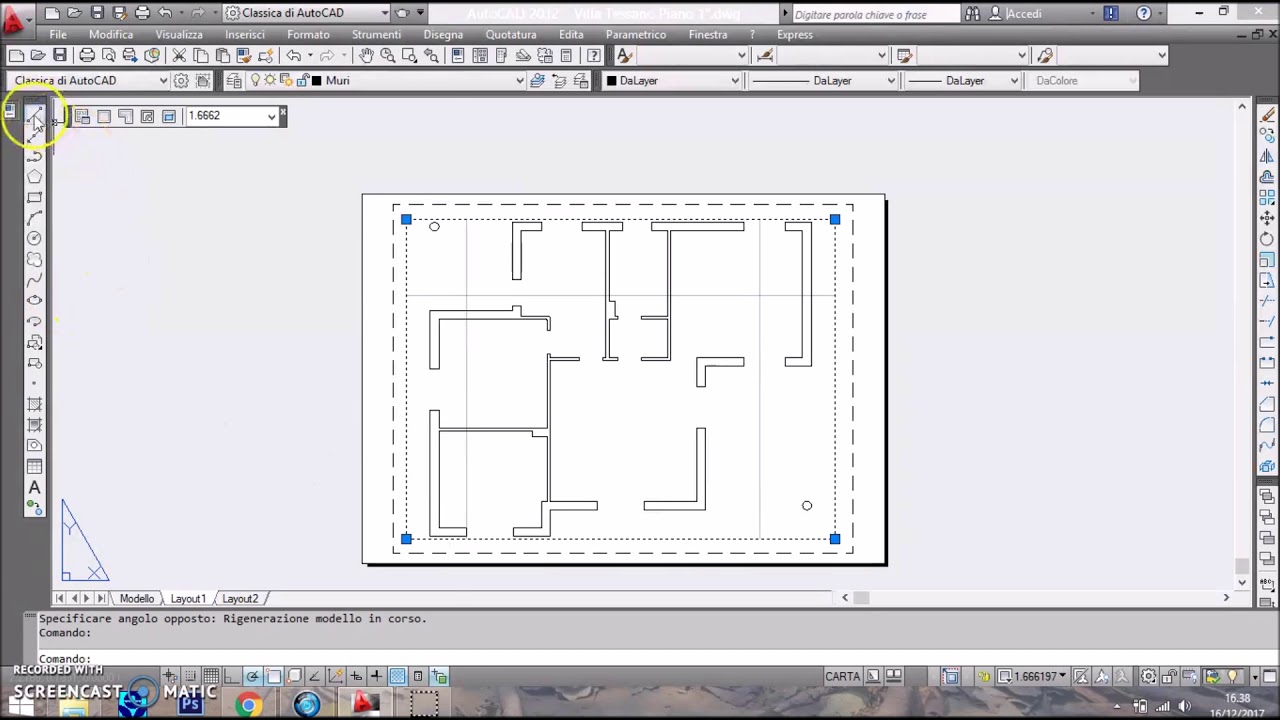 Impostazione della stampa in AutoCAD