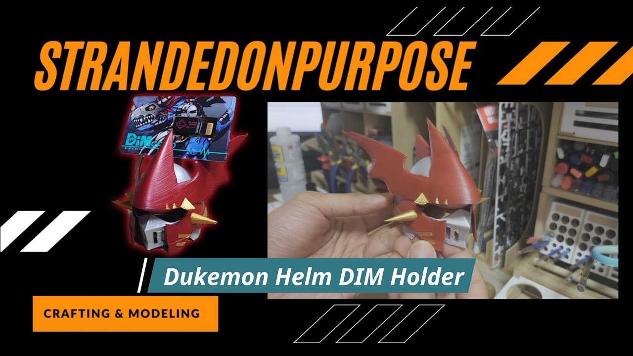 Digimon Vital Bracelet - My Dukemon Crimson Mode DIM Card Display!!!