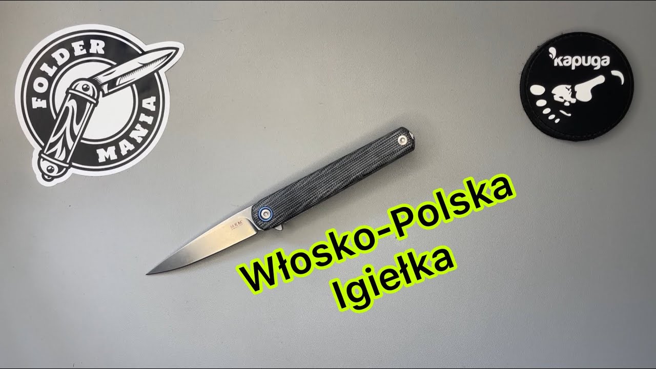 MKM Flame Drop point Micarta