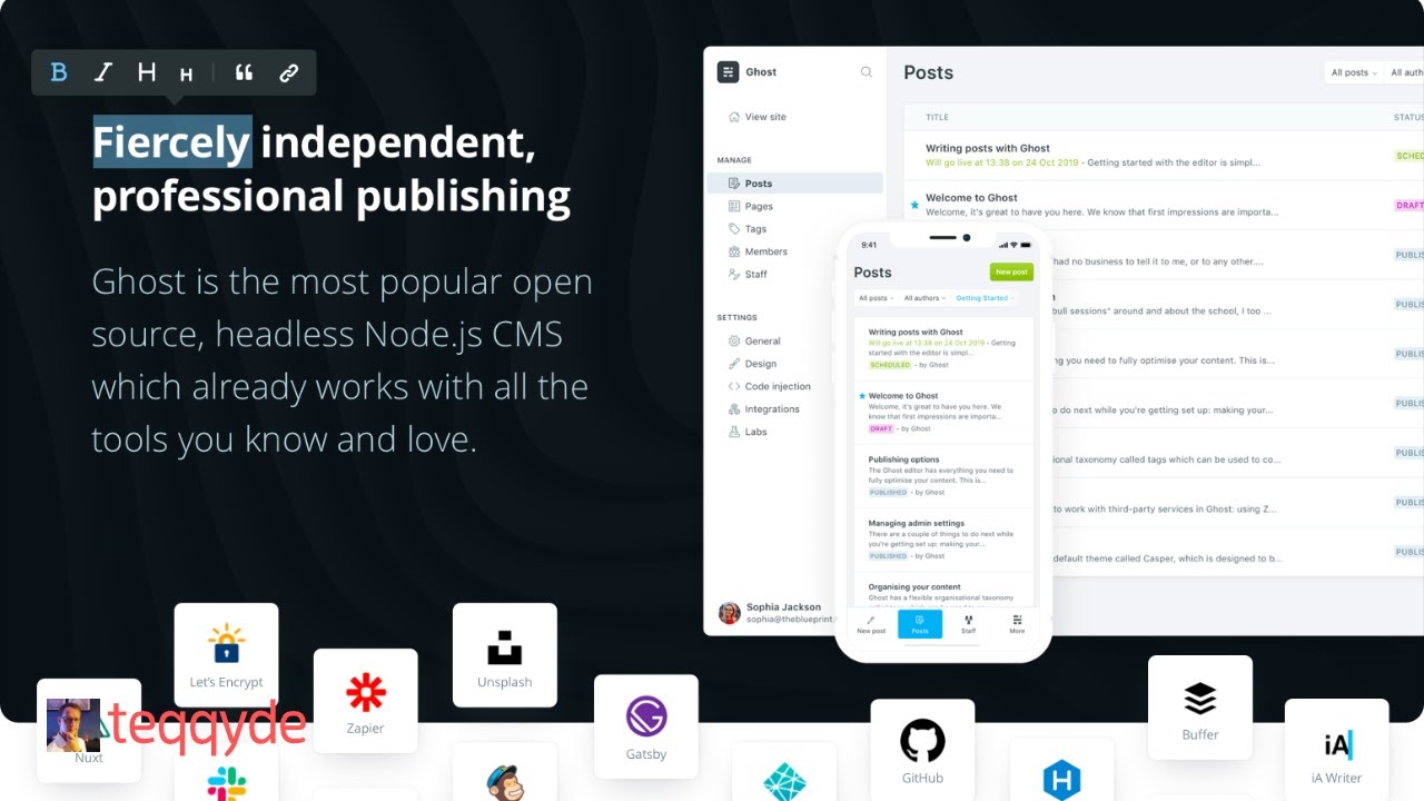 Ghost CMS - Eine Alterntiave zu Wordpress?