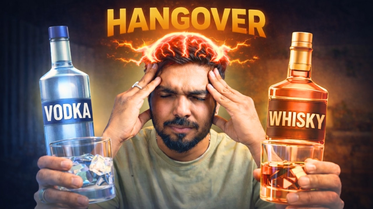 The Real reason of Hangover: Vodka vs Dark Alcohols